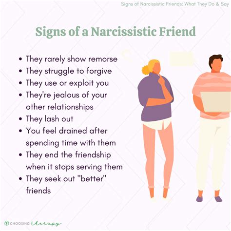 signs my friend is dating a narcissist